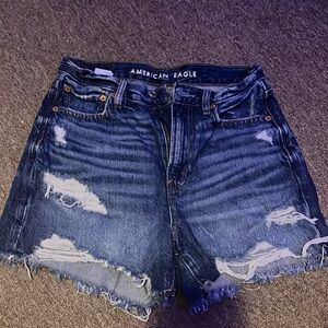 American eagle 90s boyfriend shorts dark blue size 0